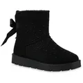 Produktbild: VAN HILL 841504 Winterstiefelette Damen Warm Gefütterte Winter Boots Stiefeletten Bequeme schwarz 38 EU