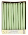 Produktbild: 50 STARPAK Leuchterkerzen, 22 m, jadegrün, 50er Pack