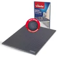 Produktbild: Vileda Abtropfmatte Geschirr 30x40cm - Trockenmatte - Anti-rutsch Spülmatte - Rollbar & Platzsparend, ideal für Geschirr, Besteck & Gläser - Abtropfunterlage TPR