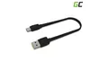 Produktbild: Kabel Green Cell GCmatte USB - USB-C 25cm, szybkie ładowanie Ultra Charge, QC 3.