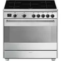 Produktbild: Smeg Concert BG91IX2 Küchenherd Range Cooker (Kochherd) Zonen-Induktionskochfeld Edelstahl A - Transparent