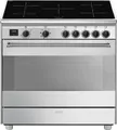 Produktbild: Smeg Concert BG91IX2 Küchenherd Range Cooker (Kochherd) Zonen-Induktionskochfeld Edelstahl A