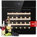 Produktbild: Klarstein Weinkühlschrank, 1 Zonen Getränkekühlschrank Klein, Kleiner Weinschrank, Wein-Kühlschrank Klein mit Glastür, Indoor/Outdoor