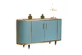 Produktbild: KAWOLA Sideboard MARIA, Marmorplatte Kunstleder verschiedene Farben