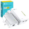 Produktbild: TP-Link TL-WPA4221 KIT AV600 Powerline Adapter WiFi Extender Kit, WiFi N300, Ethernet Ports, TP-Link Powerline Adapter, Powerline WiFi Extender, Powerline Netzwerkadapter, UK-Stecker, Plug & Play