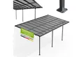 Produktbild: Juskys Terrassendach Borneo, BxT: 618x303 cm, 6x3 m, Regen- und Sonnenschutz, lichtdurchlässig, UV-Schutzfolie