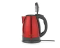 Produktbild: MICHELINO 1,8L Wasserkocher Edelstahl Elektro-Teekessel Heißwasser-Kocher ROT