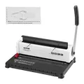 Produktbild: VEVOR Spiralbindemaschine Manuelle Buchbindemaschine 34 Löcher A4 A5 Schwarz