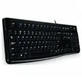 Produktbild: Logitech K120 - Tastatur - Spanisch - Schwarz (920-002518) - Schwarz