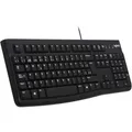 Produktbild: Logitech K120 Kabelgebundene Business Tastatur für Windows und Linux, USB-Anschluss, Leises Tippen, Robust, Spritzwassergeschützt, Tastaturaufsteller, Spanisches QWERTY-Layout - Schwarz