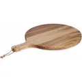 Produktbild: Relaxdays Pizzabrett Akazienholz Natur 2 cm x 48 cm x 35,5 cm 1,3 kg