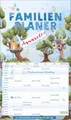 Produktbild: Familienplaner Aquarell 2026: Familientimer, 6 große Spalten. Mit Ferienterminen, extra Spalte und Vorschau bis März 2027 und vielem mehr. Format: 27 x 46 cm
