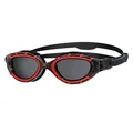 Produktbild: Zoggs Unisex Flex Smaller Fit Schwimmbrillen, Red/Black/Smoke Polarized, S Predator Flex Polarized