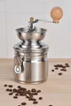 Produktbild: Kaffeemühle Edelstahl Keramik-Kegelmahlwerk Dose Schnappverschluß Ø10x21,5 neu