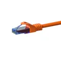 Produktbild: Danicom CAT6a Netzwerkkabel 100% Kupfer - U/UTP - 0,50 Meter - Orange, POE, Ethernet, LAN, Patchkabel, Datenkabel, RJ45 - für Serverschränke, Switches, Router, Modems!