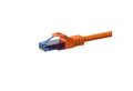 Produktbild: Danicom CAT6a Netzwerkkabel 100% Kupfer - U/UTP - 0,50 Meter - Orange Netzwerkkabel, (50 cm)