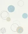 Produktbild: Rasch Vliestapete 475913 Selection kreise weiß 10,05 x 0,53 m