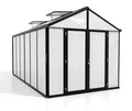 Produktbild: Vitavia Gewächshaus Zeus Comfort 11900 16mm HKP BxT 258x465cm 11,9m² Alu schwarz