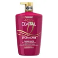 Produktbild: L'Oréal Paris Elvital XXXL Farbschutz Shampoo für coloriertes, getöntes oder gesträhntes Haar, Mit Pfingstrosen Extrakt und UVA-/UVB- Filter, Color Glanz Pflegeshampoo, 1 x 1000 ml