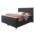 Produktbild: Boxspringbett - anthrazit - mit Topper - H3 - 180x200 cm