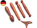 Produktbild: 5 Stücke Massage Holz, Dreieck-Massagegerät, Triggerpunkt Massagegerät Fuß Holz 
