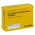 Produktbild: Alpha Liponsäure Aaa Pharma 600 mg Filmtabletten