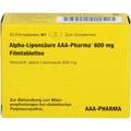 Produktbild: ALPHA LIPONSÄURE AAA- Pharma 600 mg Filmtabletten 30 St