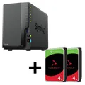 Produktbild: Synology DiskStation DS224+ 2 Einschübe NAS-Server Leergehäuse + 8 TB Seagate Ironwolf SATA 3.5