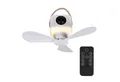 Produktbild: Bestlivings Deckenventilator mobil mit Licht und Fernbedienung, Timer, 4 Geschwindigkeitsstufen, bis ca. 3m Luftzirkulation
