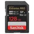 Produktbild: SanDisk SDXC Extreme Pro R 280MB/s V60 UHS-II, Class 10 Speicherkarte 128 GB