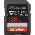 Produktbild: SanDisk SD Extreme Pro 280MB/s 128 GB SDXC V60 UHS-II Class 10