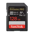 Produktbild: SanDisk Extreme PRO SDXC UHS-II Speicherkarte V60 128 GB (280 MB/s, 6K, 4K UHD, U3, C10, Rescue PRO Deluxe)