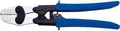 Produktbild: Klauke Presszange K2 | Crimpzange für Rohrkabelschuhe 0,75-16 mm² | mechanisch | Kerbpressung | Silber/Gelb/Blau