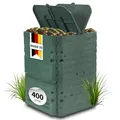 Produktbild: GARANTIA Thermo-King Komposter 400 Liter grün - Komposter Garten, Schnellkomposter, Abfall & Recycling, Biomüll, Komposteimer, Thermokomposter, Garten, Kompost, Schnellkomposter Garten