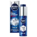 Produktbild: NIVEA MEN POWER 2-in-1 Anti-Flecken- und Anti-Falten-Feuchtigkeitscreme, Anti-Aging Gesichtscreme mit FP30 Schutz, Sonnencreme mit Luminous 630 und Hyaluronsäure, 50 ml