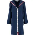 Produktbild: Cawö Damen Bademantel Sea Salt Sand 3101 Kapuze kurz RV - Farbe: navy - 133 - L 211CA1004