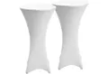 Produktbild: Beautissu Stehtischhusse, Beautissu Stella Stehtischhusse Stretch 120x80x1cm Weiß