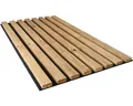 Produktbild: Akustikpaneel Hydroline Massivholz Thermo Fichte gehackt 2380 x 561 x 25 mm