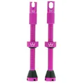 Produktbild: Peaty's X Chris King MK2 Tubeless Ventil Presta - Integrierter Speichenschlüssel & Ventilkernentfernungskappen, Mountainbike, Rennrad Fahrrad Reifen, Kompatibel einfügen, 7075 Aluminium - 60mm Rosa