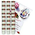 Produktbild: MamboCat 25er 435 ml Sturzglas-Set | Einmachgläser + Twist-Off-Deckel Obst + GRATIS Rezeptheft | einkochen & konservieren | backofengeeignet
