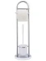 Produktbild: WENKO STAND WC-GARNITUR SIENA CHROM EXCLUSIV WC BÜRSTE & TOILETTENPAPIERHALTER