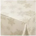 Produktbild: Beautex Tischdecke Lurex Tischdecke Weihnachten, Silber Gold glänzend, Weihnachtstisch (1-tlg) goldfarben 40 cm x 150 cm