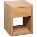 Produktbild: Woodek Nachttisch, Eiche, Holz, Echtholz,Eiche, 30x39x30 cm, FSC 100%, Schlafzimmer, Nachttische