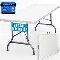 Produktbild: Gartentisch Klapptisch Campingtisch Klappbar 180 cm Buffettisch Party CASARIA®