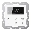 Produktbild: Jung TRDA1790WW Raumtemperaturregler mit Display Standard, Serie AS, alpinweiß