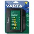 Produktbild: LCD Universal Charger+, Ladegerät schwarz, Lädt bis zu 4 AA, AAA, C, D oder 1x 9V