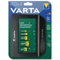 Produktbild: VARTA LCD Universal Charger+, Ladegerät schwarz, Lädt bis zu 4 AA, AAA, C, D