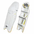 Produktbild: DSC Intense Valor Batting Legguard| Color: White | Size: Mens | for Mens | Material: Leather PVC Facing | Professional legguard with Moulded Construction