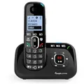 Produktbild: Audioline BigTel 1580 DECT-Telefon mit Anrufbeantworter schwarz