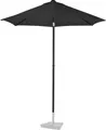 Produktbild: Vonroc VONROC Premium-Sonnenschirm Torbole Ø200cm – Robuster Sonnenschirm – UV-beständig – Anthrazit/Schwarz – Inklusive Schutzhülle
